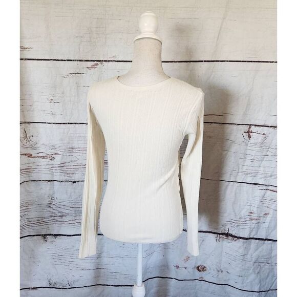 Frame Wrap Front Sweater Size Medium - Picture 4 of 9